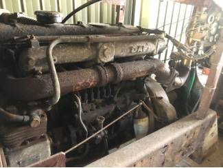 beregening en toebehoren Hoge druk waterpomp merk caprari met een DAF 575 motor