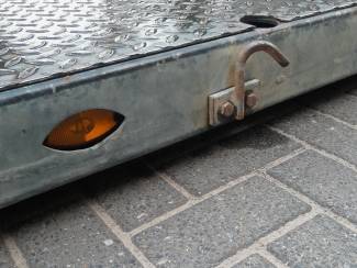 aanhangwagens Platformkar met Stuuras