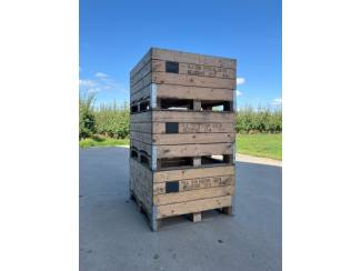 Te koop in prima staat 300 fruitvoorraadkisten 105 x 120 x 64 cm