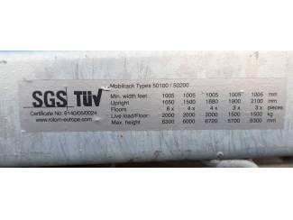 boompalen en toebehoren Verzinkte Stapelrekken