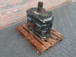 smalspoortractoren Gewichtenblok met Driepunt