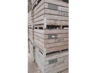 Te koop 300 gebruikte fruitkisten 1,10 x 1,10 x 0,75