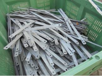 Dwars strippen voor V haag , 80 cm breed.