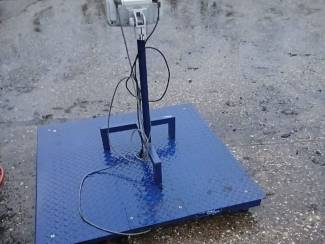 weegschalen Vloer weegschaal