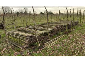 Houten boompalen 6 cm dik 2,50 m