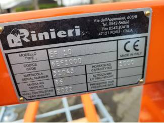 pluktreintractoren Palletdrager 1000 kg met verstelbare lepels