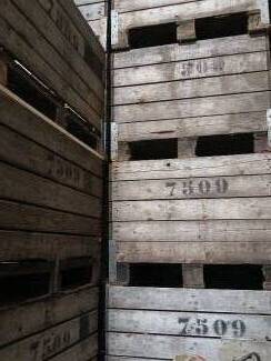 voorraadkisten Te koop gebruikte fruitkisten 1,00 x 1,20 x 0,75