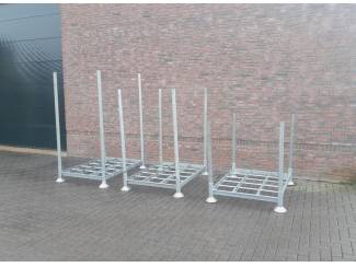 Verzinkte Stapelrekken + Insteekbuizen