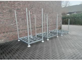 boompalen en toebehoren Verzinkte Stapelrekken + Insteekbuizen
