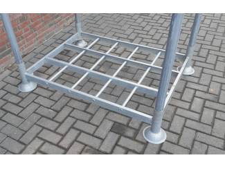 boompalen en toebehoren Verzinkte Stapelrekken + Insteekbuizen