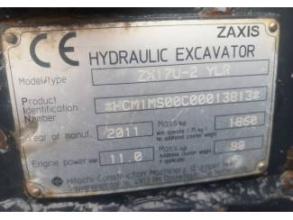 smalspoortractoren Compacte 1800KG Graafmachine