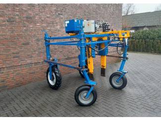 wortelsnijder Kluitsteek & Snoeimachine Combi met Machinedrager