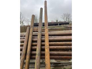 GEIMPREGNEERDE GRENEN 2MTR PALEN