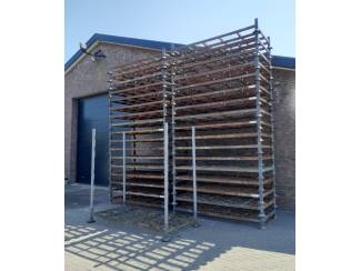 boompalen en toebehoren Zeer grote Stapelrekken met Gaasbodem