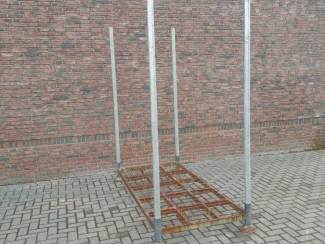 boompalen en toebehoren Zeer grote Stapelrekken met Gaasbodem