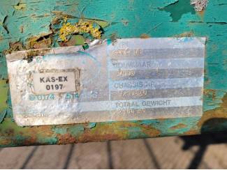 Solide tandemas aanhanger