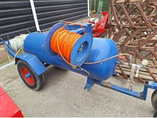 complete snoeitrein incl. stationaire motor compressor