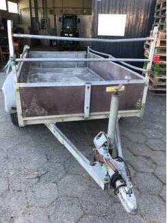 aanhangwagens Gebruikte dubbelasser aanhanger Hapert K2000