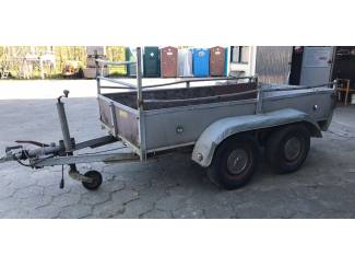 Gebruikte dubbelasser aanhanger Hapert K2000