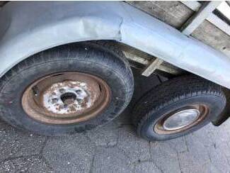 aanhangwagens Gebruikte dubbelasser aanhanger Hapert K2000