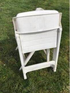 plukmanden plukslede pluktrappen Boomgaard meubilair, 11 inklapbare stoelen