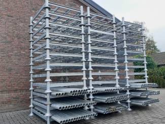 boompalen en toebehoren Verzinkte Stapelrekken + Insteekbuizen