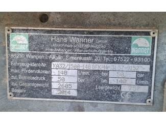 spuitmachines en toebehoren Wanner boomgaardspuit 1500L