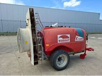 spuitmachines en toebehoren Wanner boomgaardspuit 1500L