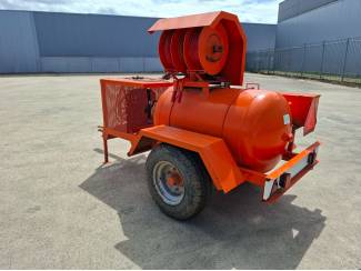 Snoei compressor met 2 haspels hydraulisch oprollen