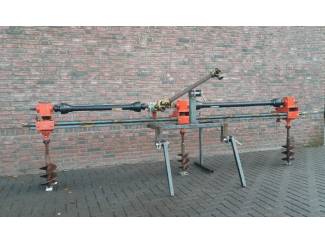 Verstelbare 3-Rijer Plantgatenboormachine