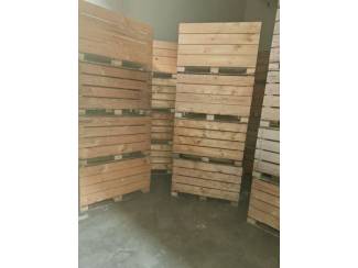voorraadkisten Partij houten VK 1.20 x 1.00 x 0.75 (als nieuw!!)