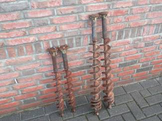 boompalen en toebehoren Verstelbare 2-Rijer Plantgatenboormachine