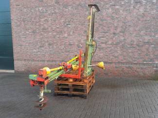 boompalen en toebehoren Verstelbare 2-Rijer Plantgatenboormachine