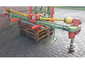 boompalen en toebehoren Verstelbare 2-Rijer Plantgatenboormachine